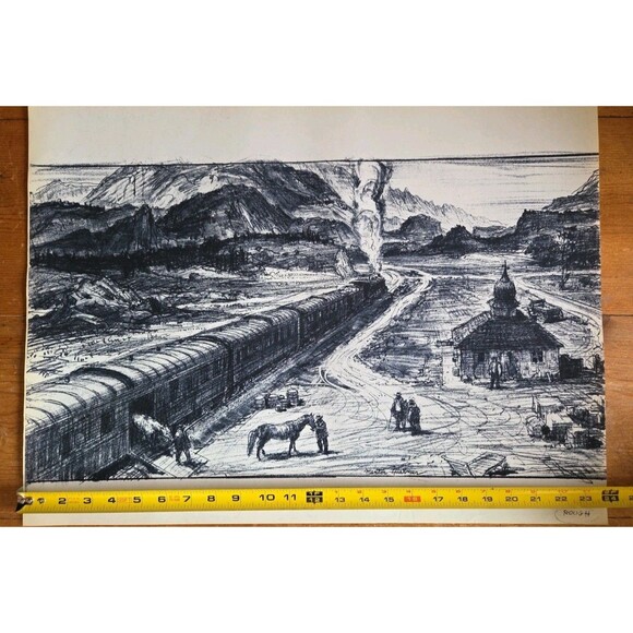 Mentor Huebner Francis Ford Coppola's Dracula's Train Station Conceptual Art - Picture 5 of 7